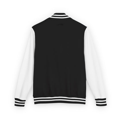 Varsity Jacket - 'Flocka' Logo Black & White Letterman