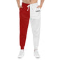 Panther Patch Athletic Joggers — Minimal Black Cat Logo Sweatpants