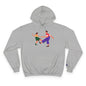 Dancing Couple Champion Hoodie — Retro Social Dance Graphic Pullover
