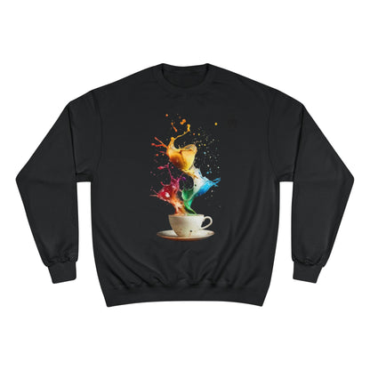 Color Splash Coffee Sweatshirt