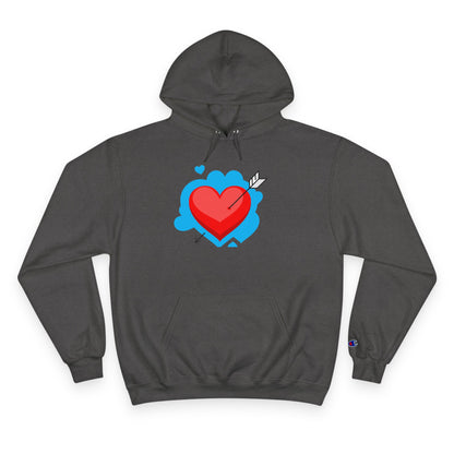Heart Arrow Hoodie — Cute Valentine Champion Pullover