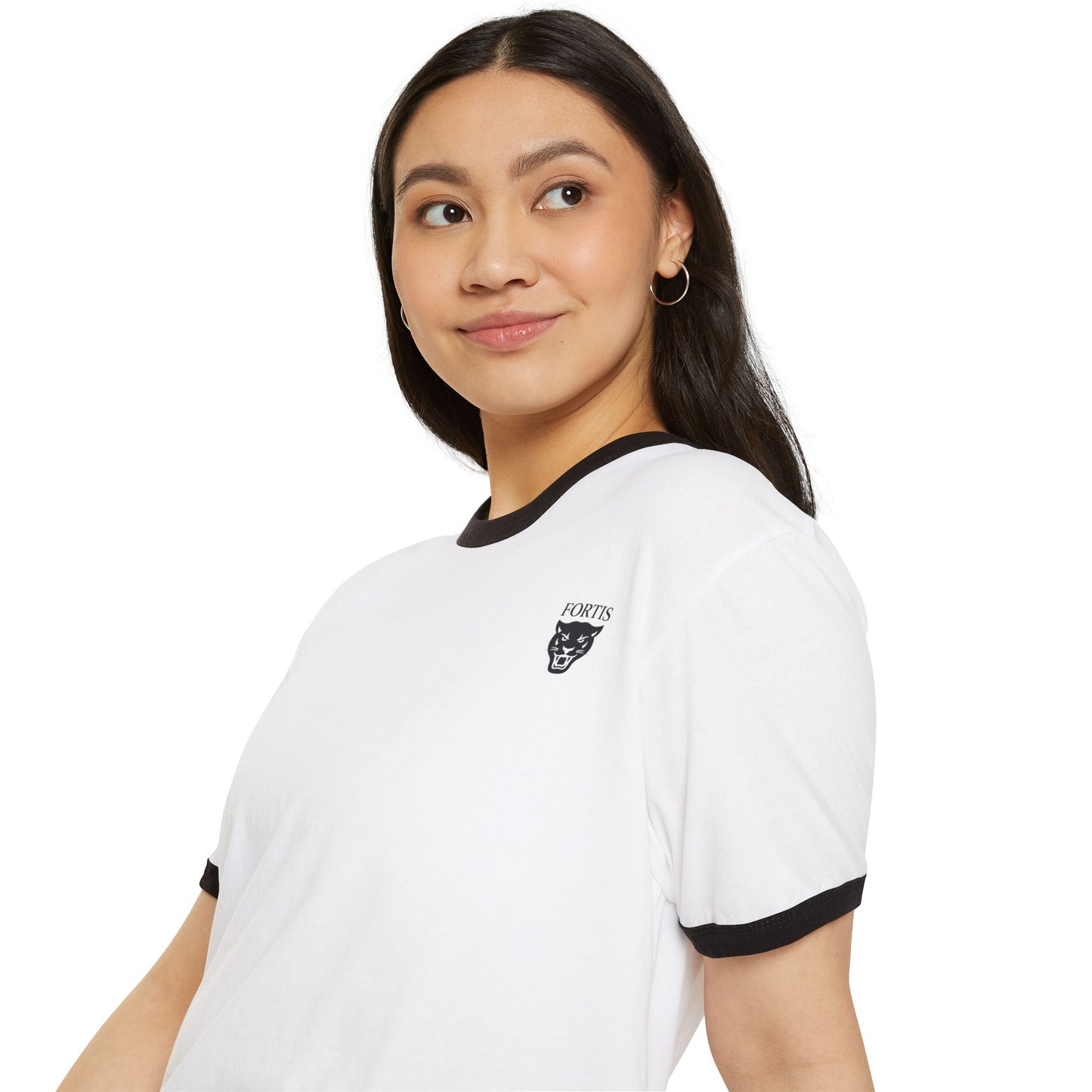 Unisex Cotton Ringer T-Shirt with Retro Design - Casual, Vintage Vibe, Perfect for Summer, Birthdays, Festivals, or Everyday Wear