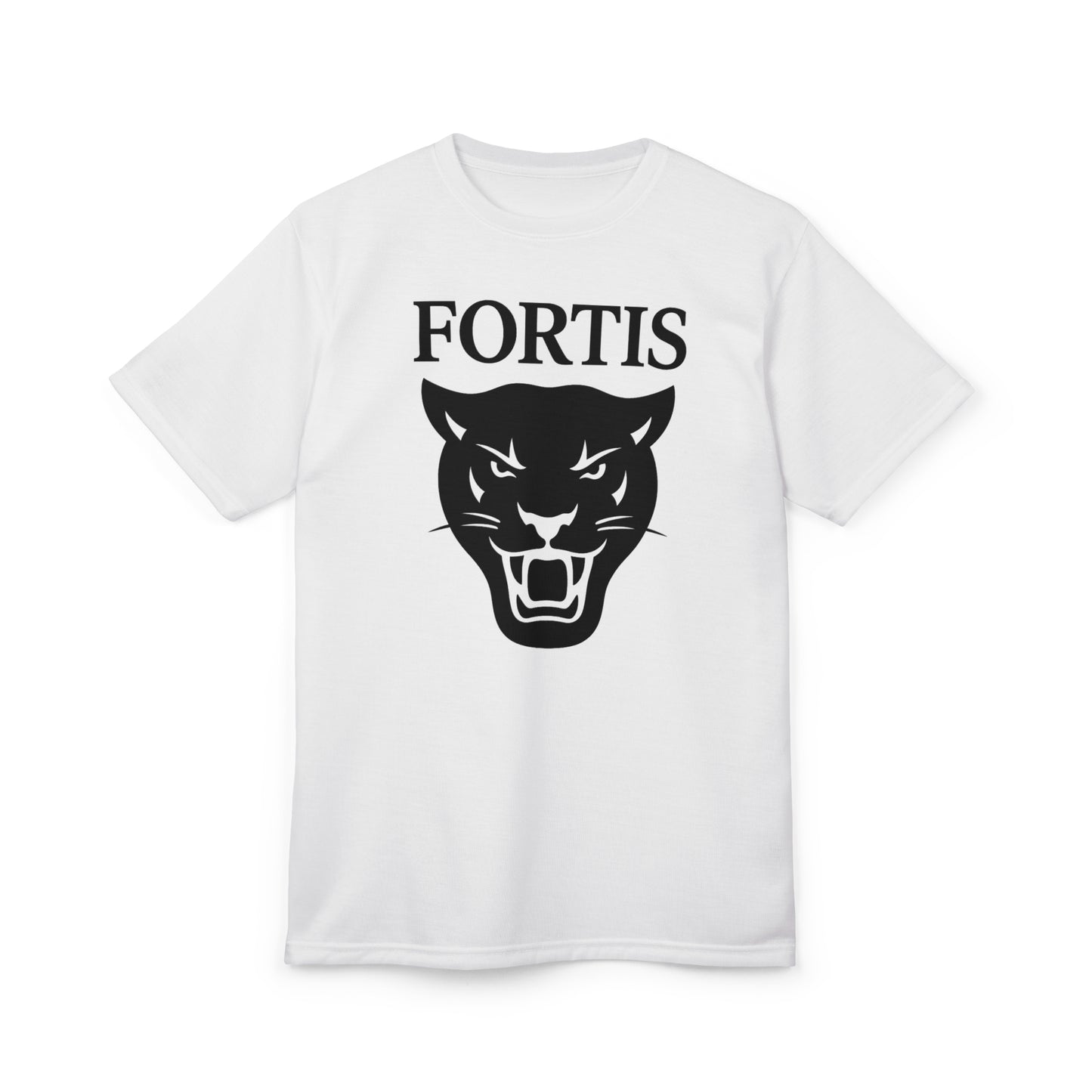 Fierce Panther Graphic Tee - Unisex AOP Shirt with 'FORTIS'