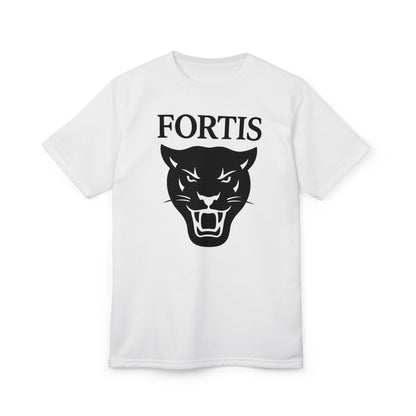Fierce Panther Graphic Tee - Unisex AOP Shirt with 'FORTIS'