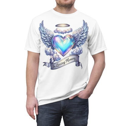 In Loving Memory Angel Heart Memorial T-Shirt