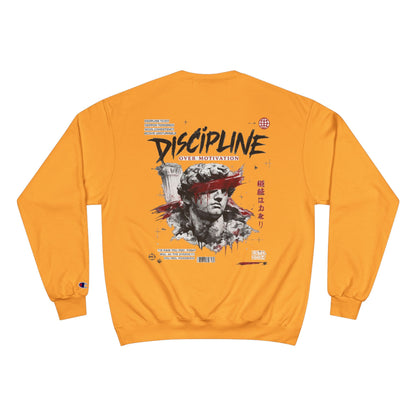 Discipline Graphic Sweatshirt — Samurai Motivational Crewneck