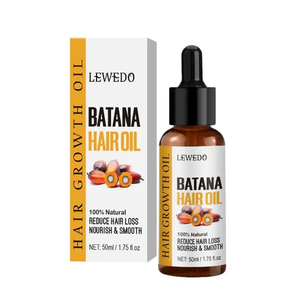 1/2Pcs Natural Batana Oil for Hair Growth Pure Batana Oil Hair Shine Strengthen for Women Prevent Hair Loss Eliminate Split Ends
