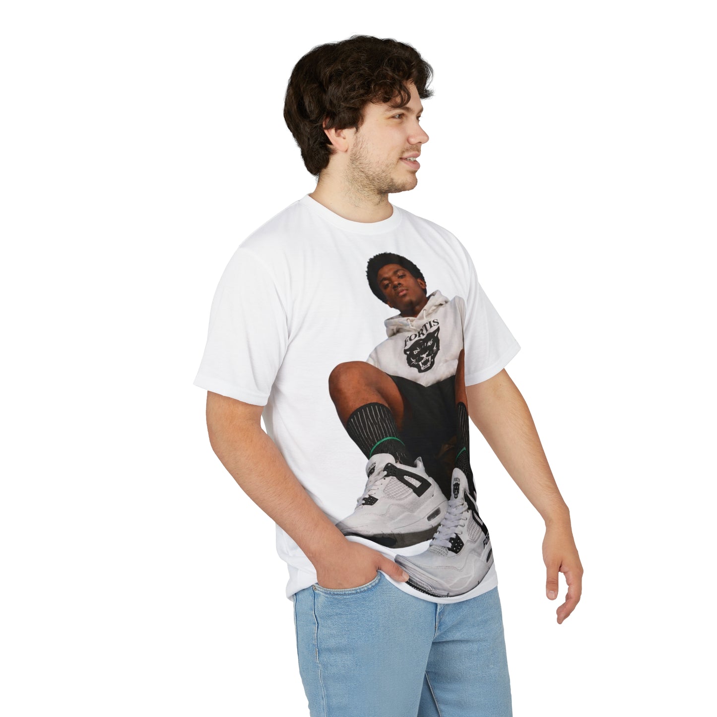 Graphic Tee — Urban Sneaker Portrait T‑Shirt