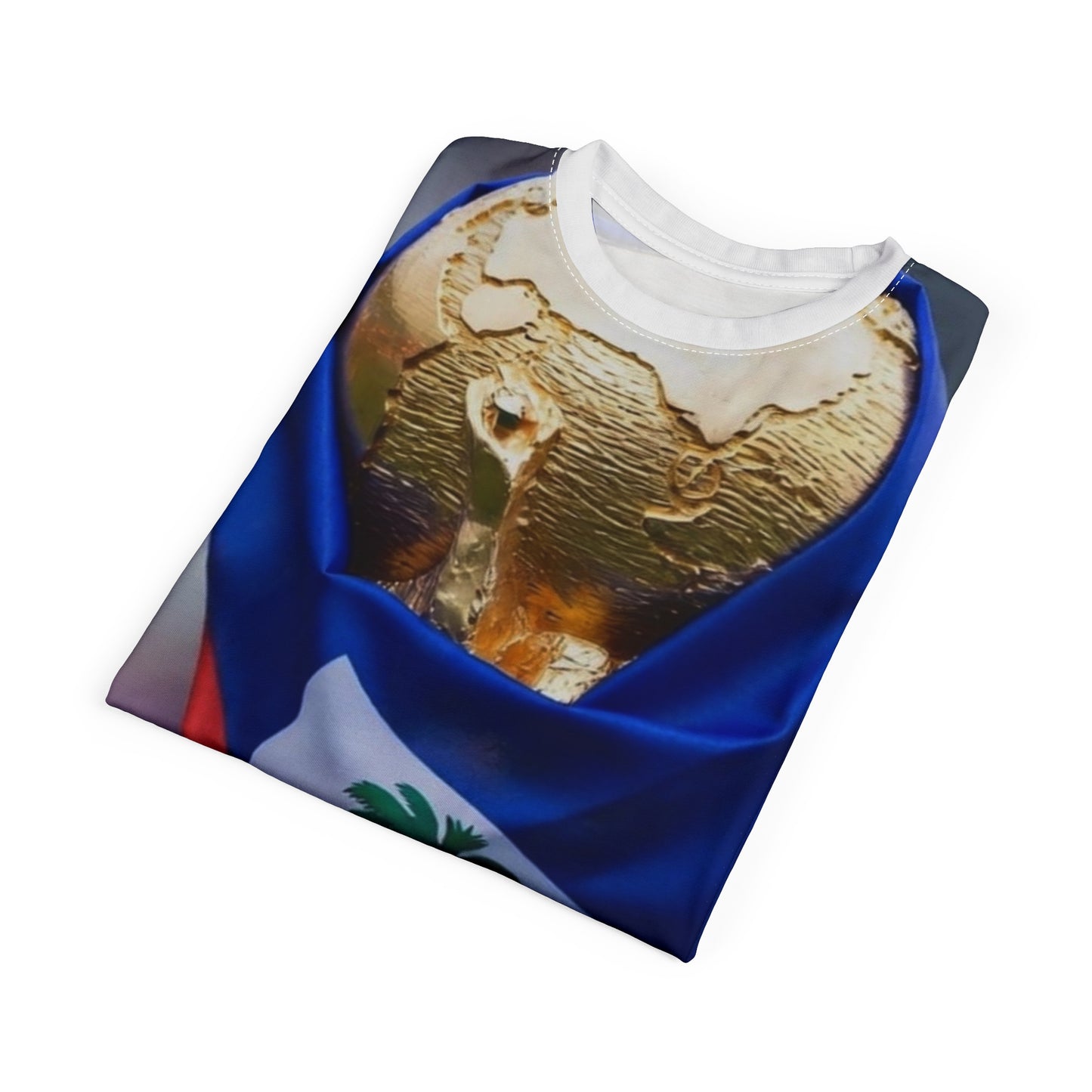 Haiti World Cup Trophy Flag Tee