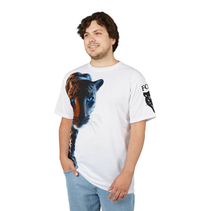 Leopard Print Unisex Tee - Bold Animal Graphic AOP Shirt