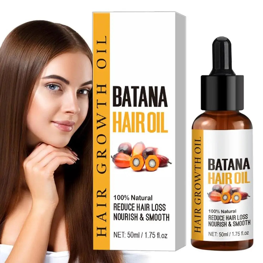 1/2Pcs Natural Batana Oil for Hair Growth Pure Batana Oil Hair Shine Strengthen for Women Prevent Hair Loss Eliminate Split Ends