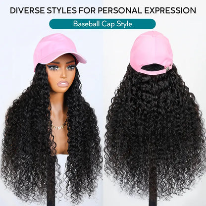 Ashimary Quick-Fix Velcro Water Wave Half Wig Human Hair Easy Wear & Style