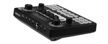 Audio Mixer, Multiple Sound Pads & Effects for Vlogging, Black