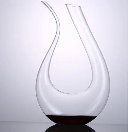 Wine Decanter Lead-Free Crystal Glass Wine Decanter Home Bars Champagne Pourer Snail Shaped Decanter Brandy Bottle Container