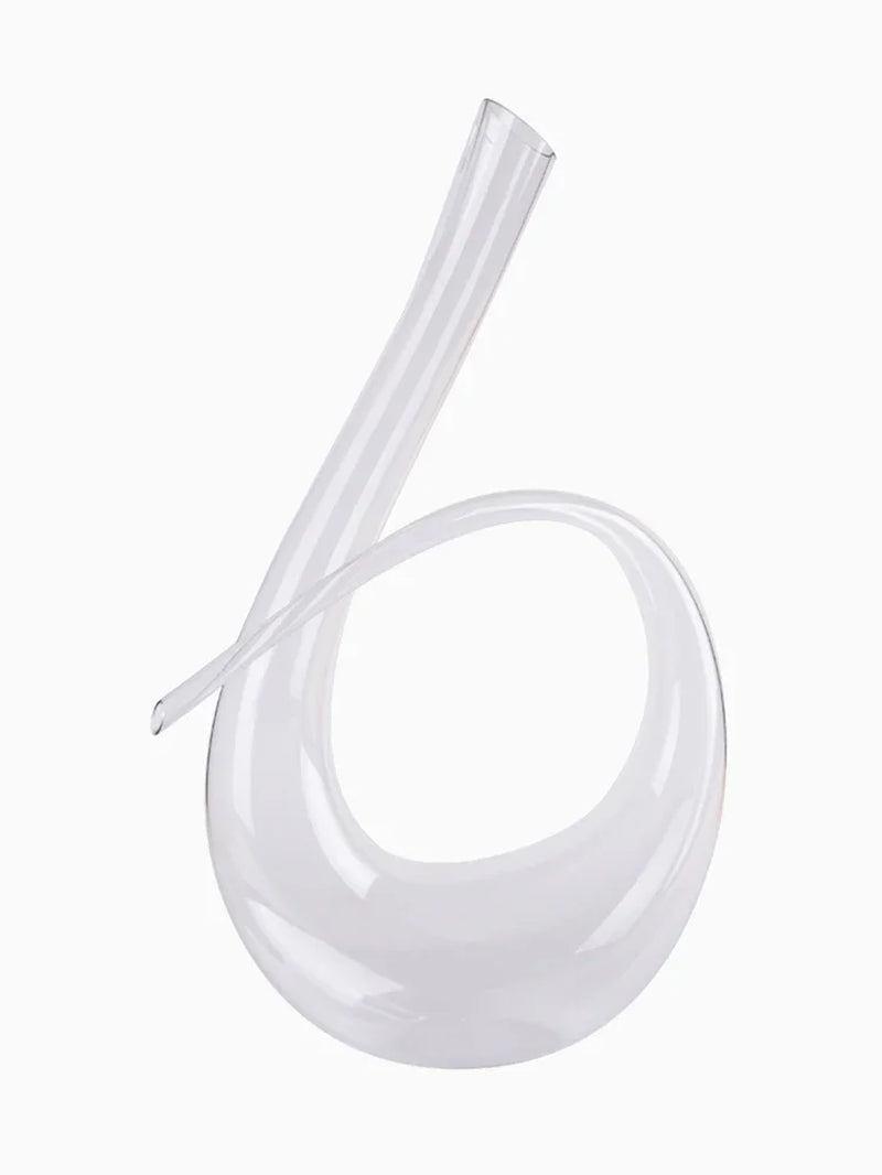 Wine Decanter Lead-Free Crystal Glass Wine Decanter Home Bars Champagne Pourer Snail Shaped Decanter Brandy Bottle Container