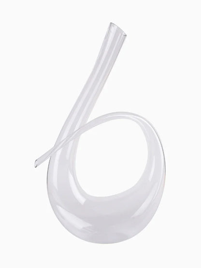Wine Decanter Lead-Free Crystal Glass Wine Decanter Home Bars Champagne Pourer Snail Shaped Decanter Brandy Bottle Container