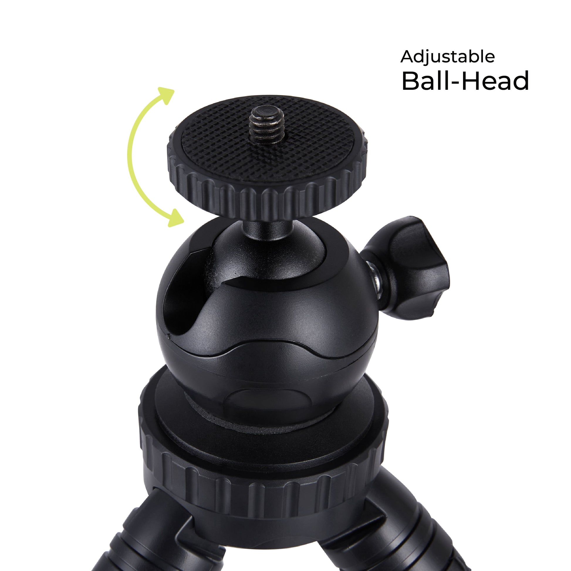 Adjustable Mini Tripod Stand for Compact Cameras, Gopro Cameras, and Smartphones