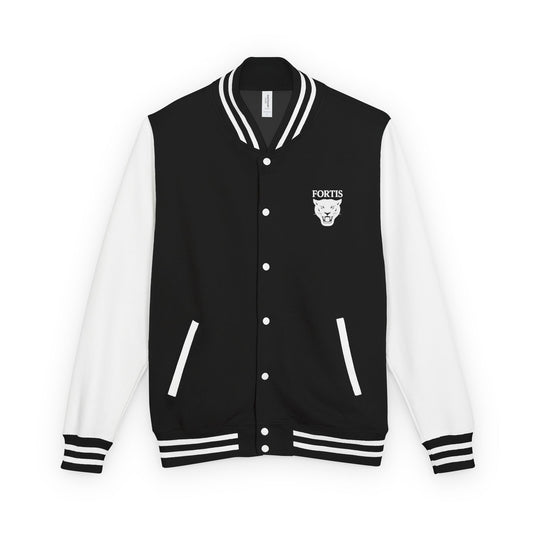 Varsity Jacket - 'Flocka' Logo Black & White Letterman