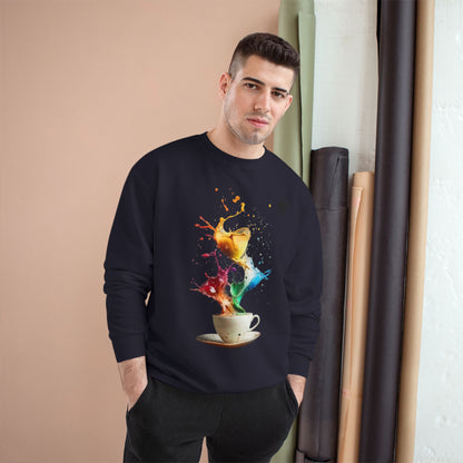 Color Splash Coffee Sweatshirt