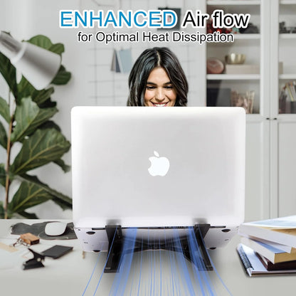 Laptop Stand for Desk,Portae Foldae Stand Sturdy Laptop Riser, Ventilated Laptop Holder Compatie 13 14 15.6 Inch Macbook Pro Air/Hp/Dell,Cooling Computer Stand Accessories ack