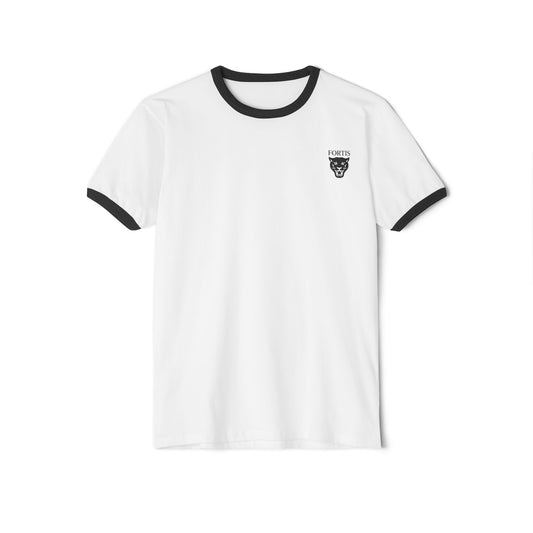 Unisex Cotton Ringer T-Shirt with Retro Design - Casual, Vintage Vibe, Perfect for Summer, Birthdays, Festivals, or Everyday Wear