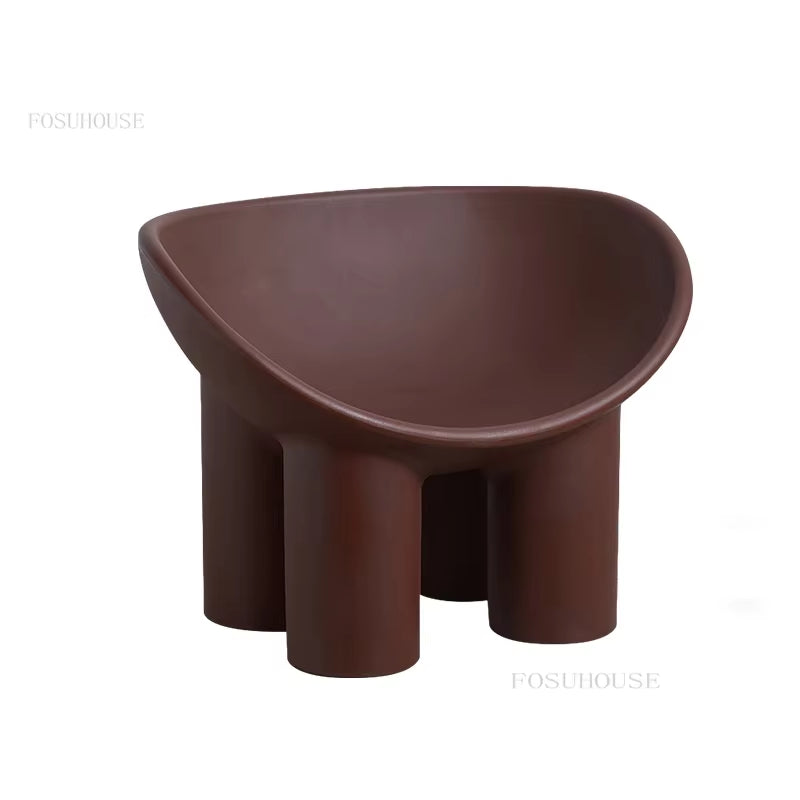 Modern Designer Cute Elephant Leg Chair Designer Creative Chair Homestay Single-Seat Sofa Chair Comfort Outdoor Recliner Stool