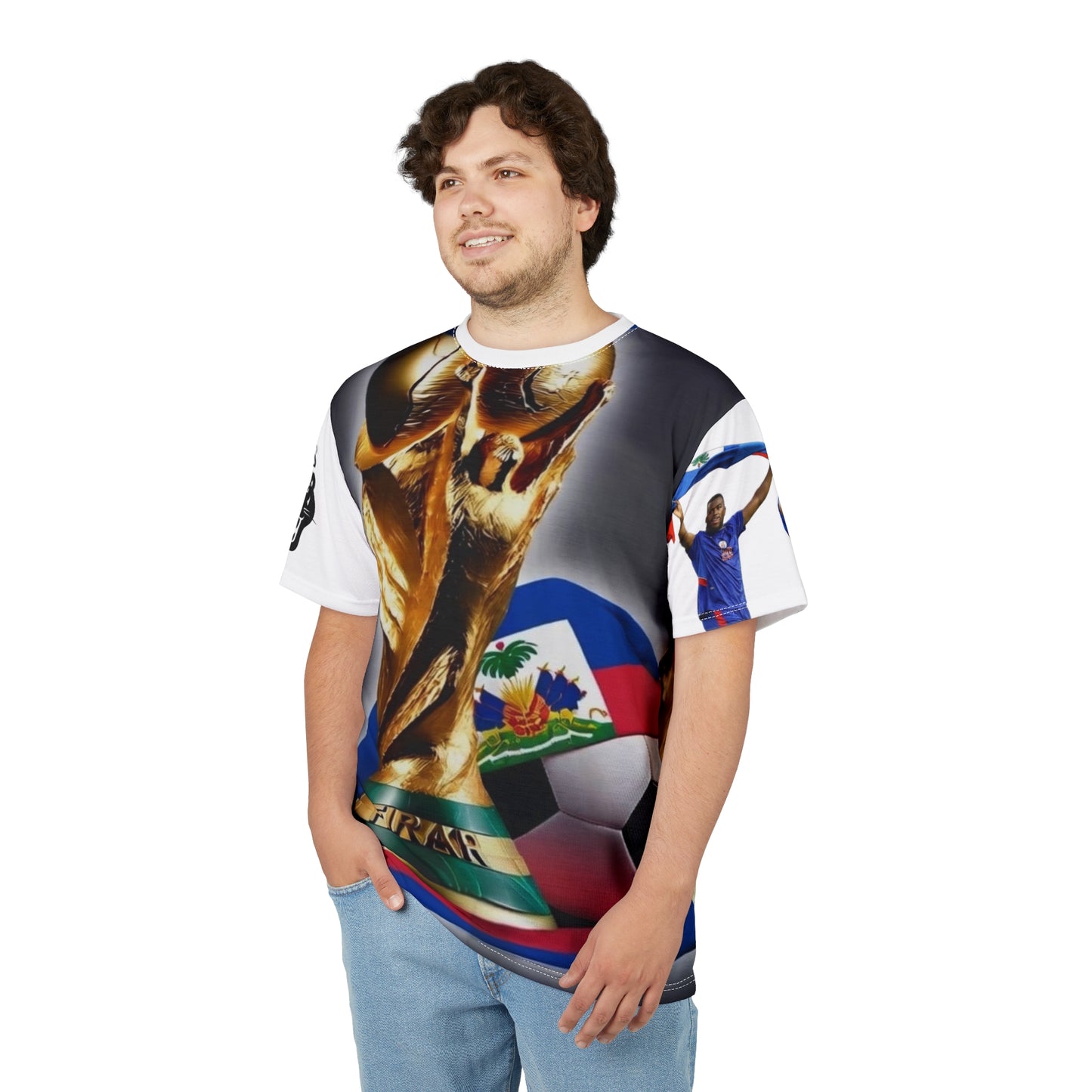 Haiti World Cup Soccer Trophy Tee
