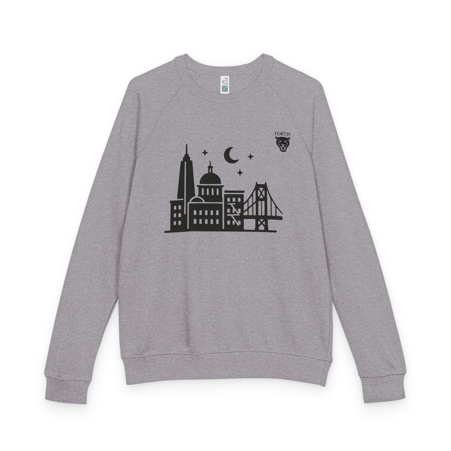 City Skyline Crewneck Sweatshirt — Nightscape San Francisco Graphic