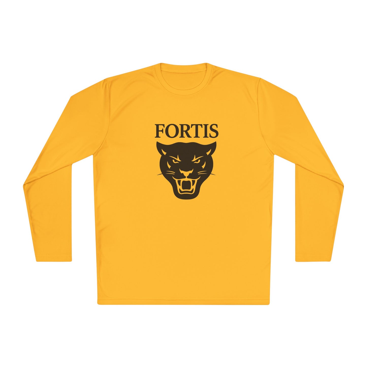 Fortis Panther Long Sleeve Tee — Athletic Mascot Graphic Shirt