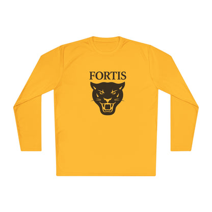 Fortis Panther Long Sleeve Tee — Athletic Mascot Graphic Shirt