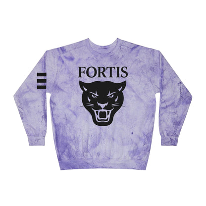 Fortis Panther Tie-Dye Crewneck Sweatshirt