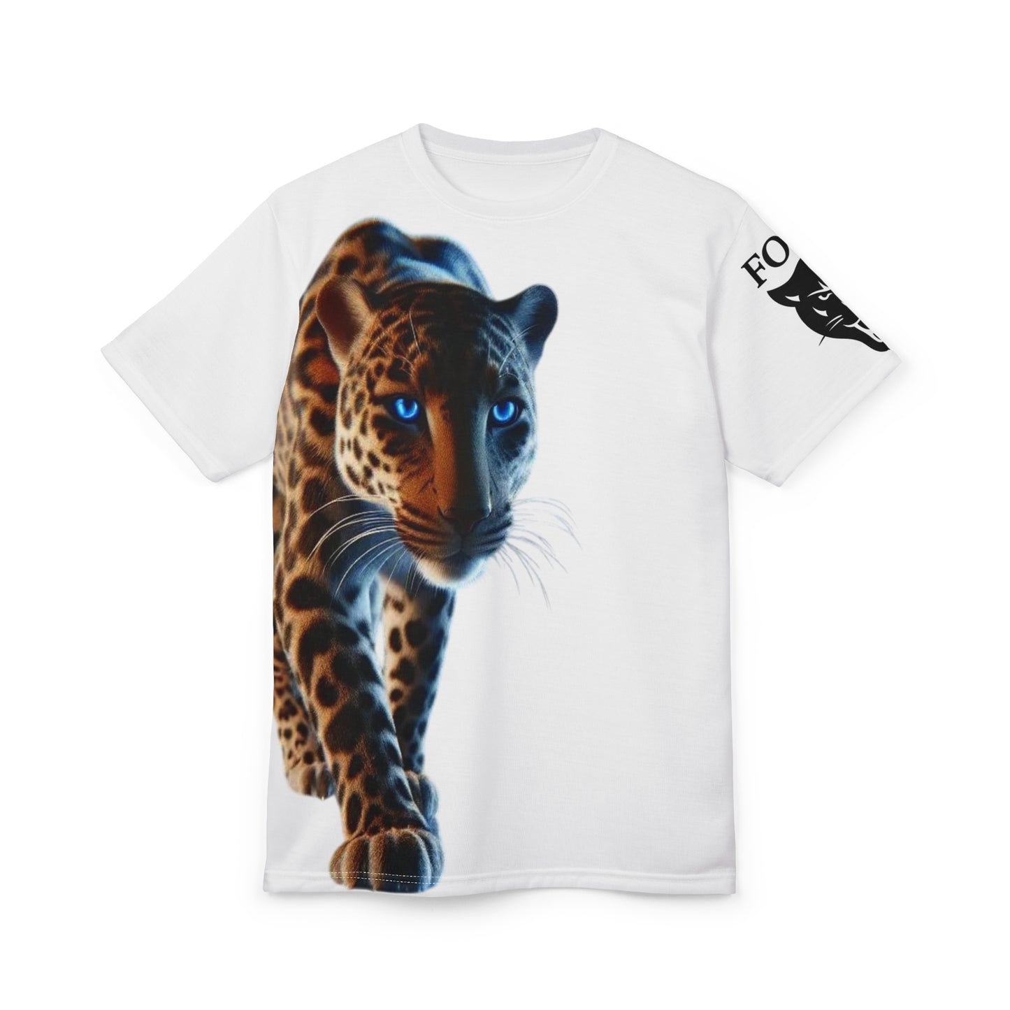 Leopard Print Unisex Tee - Bold Animal Graphic AOP Shirt