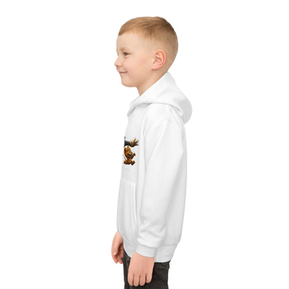 Kids' Hoodie — Playful Chase Character Design