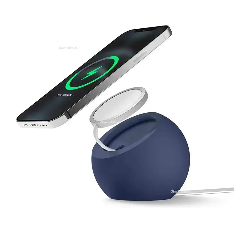 For Iphone 12 Pro Magsafe Charger Stand Silicone Holder for Apple Magsafe Charger Dock Wireless for Mag Safe Charging Station