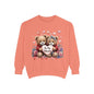 Valentine Teddy Sweatshirt — "Be My Valentine" Cute Couple Bears Design