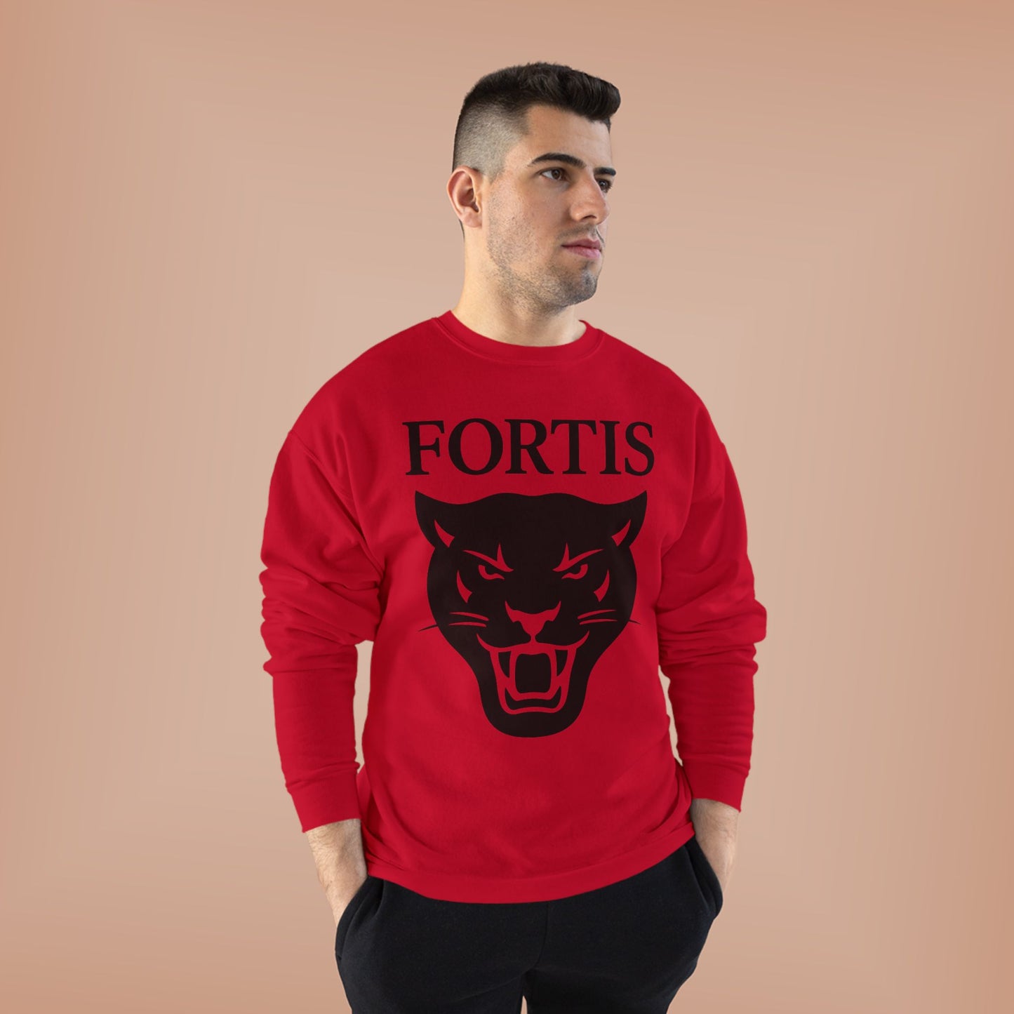 Fortis Panther Crewneck Sweatshirt — Bold Mascot Pullover