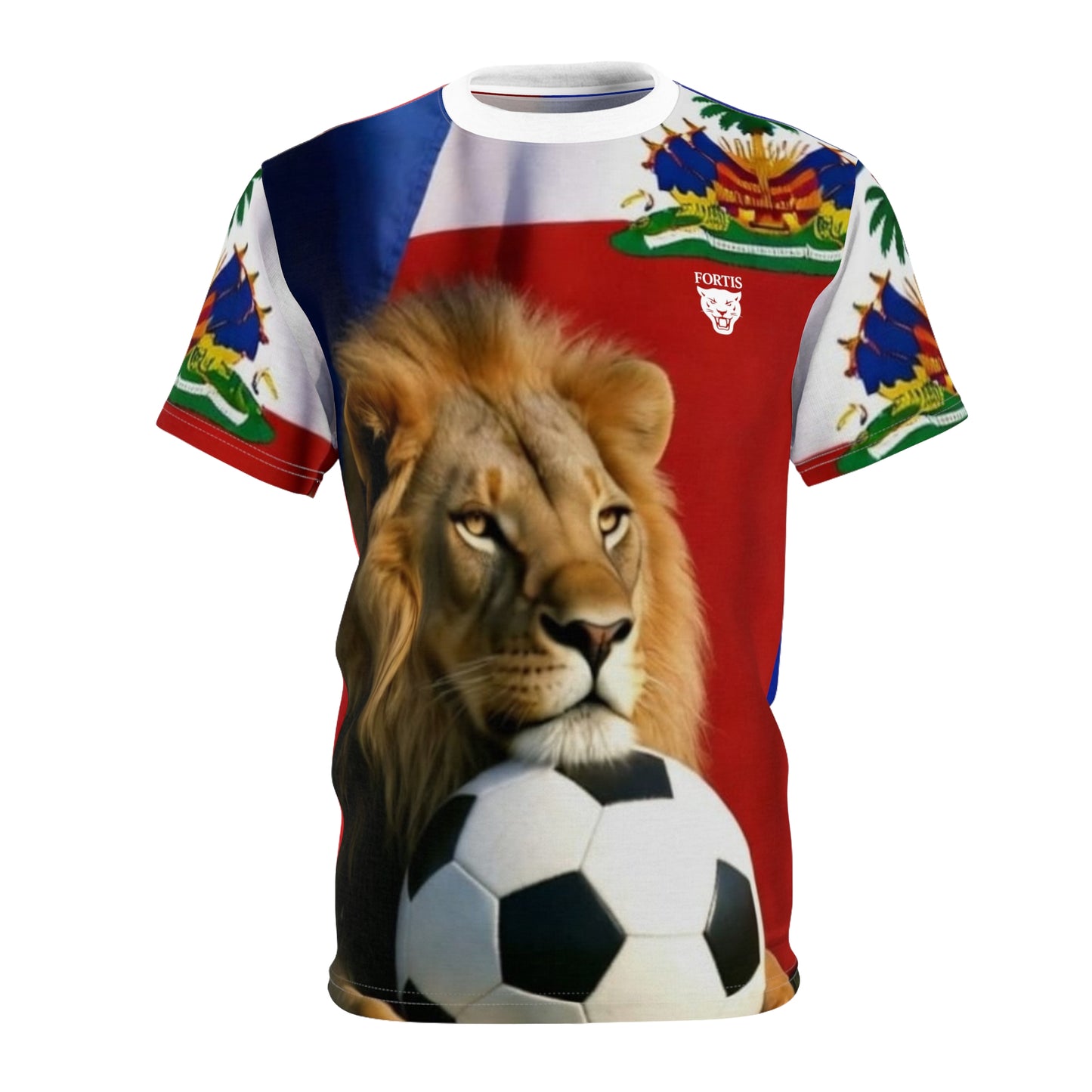 Haiti Lion Soccer Jersey — All-Over Print Tee