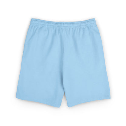 Sweat Shorts — 'Chameli' Crown Logo Lightweight Fleece Lounge Shorts