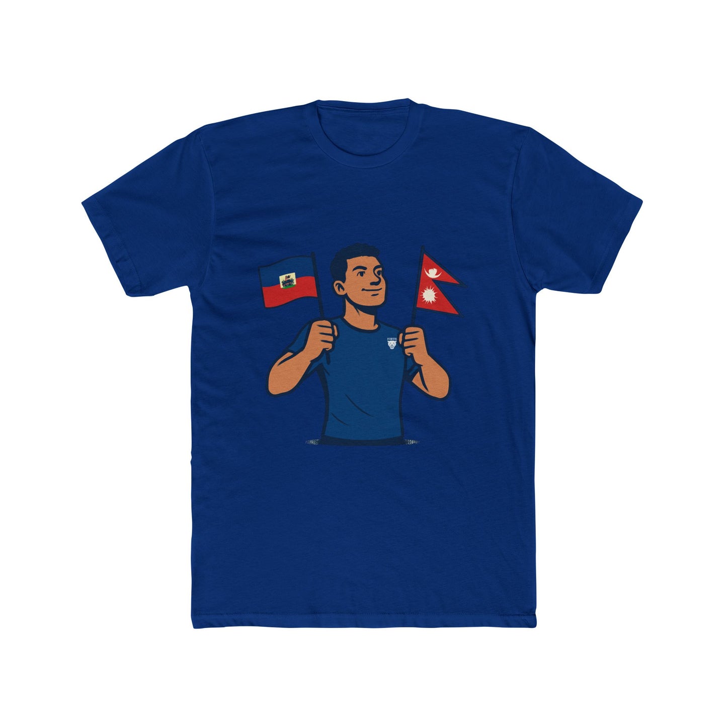 Unisex Cotton Crew Tee with Diverse Flags Design, Perfect for Pride, Cultural Events, Casual Outfits, Gifts, Travel Enthusiasts