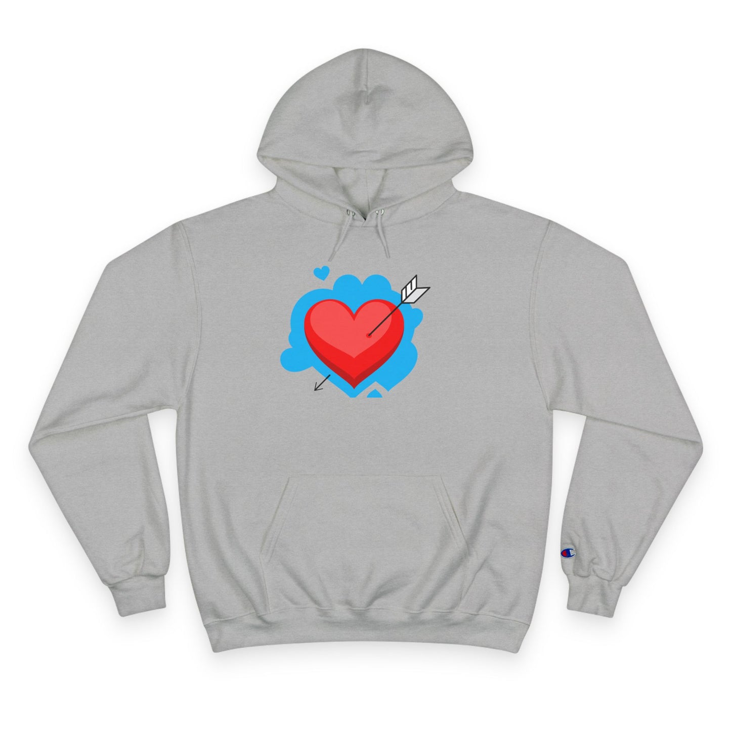 Heart Arrow Hoodie — Cute Valentine Champion Pullover