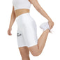 Chameli Crown Women's Workout Shorts – High-Waist Fitness Biker Shorts