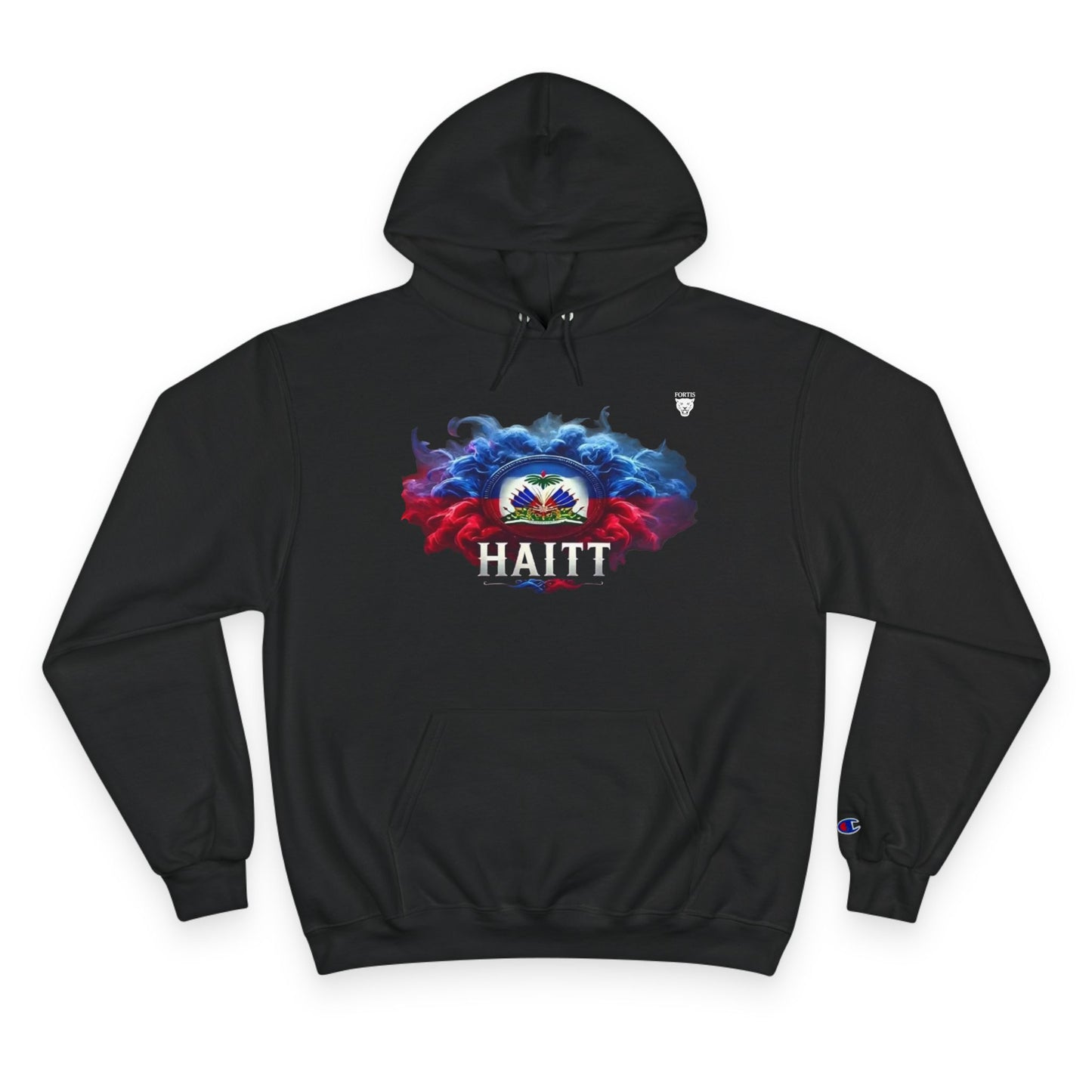 Haiti Flag Smoke Hoodie — Haitian Pride Pullover