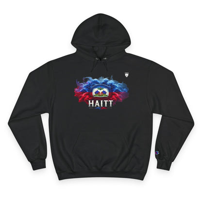 Haiti Flag Smoke Hoodie — Haitian Pride Pullover