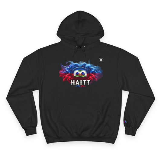 Haiti Flag Smoke Hoodie — Haitian Pride Pullover