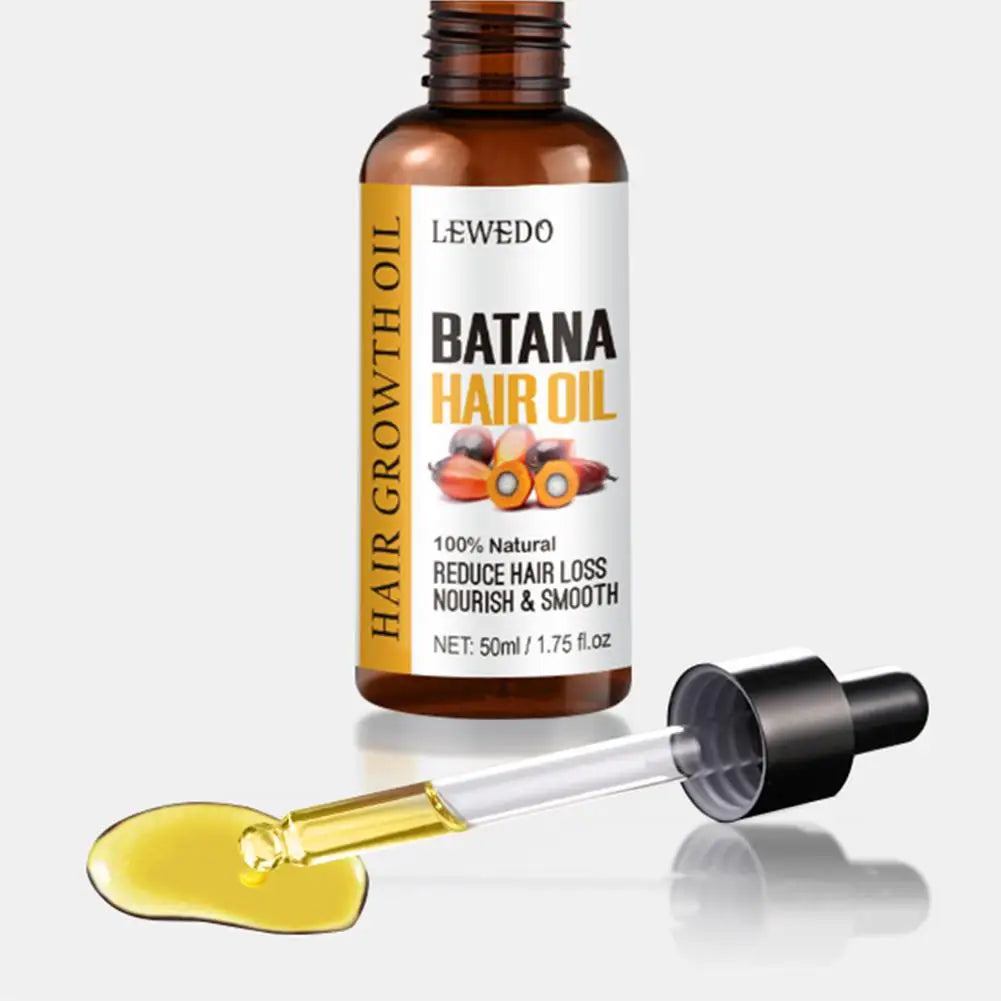 1/2Pcs Natural Batana Oil for Hair Growth Pure Batana Oil Hair Shine Strengthen for Women Prevent Hair Loss Eliminate Split Ends