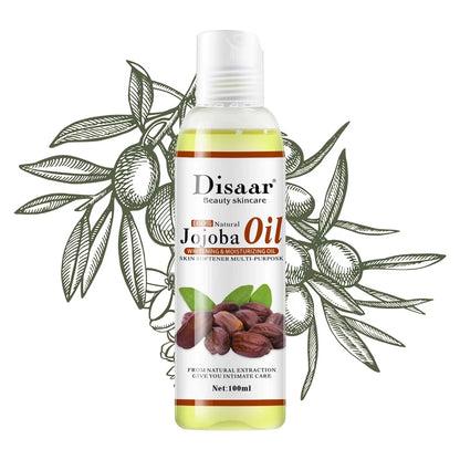 100Ml Jojoba Body Oil Essential Oil Pure Natural Plant Oil Moisturizing Spa Scraping Massage Oil Health Care Skin Care Body Care