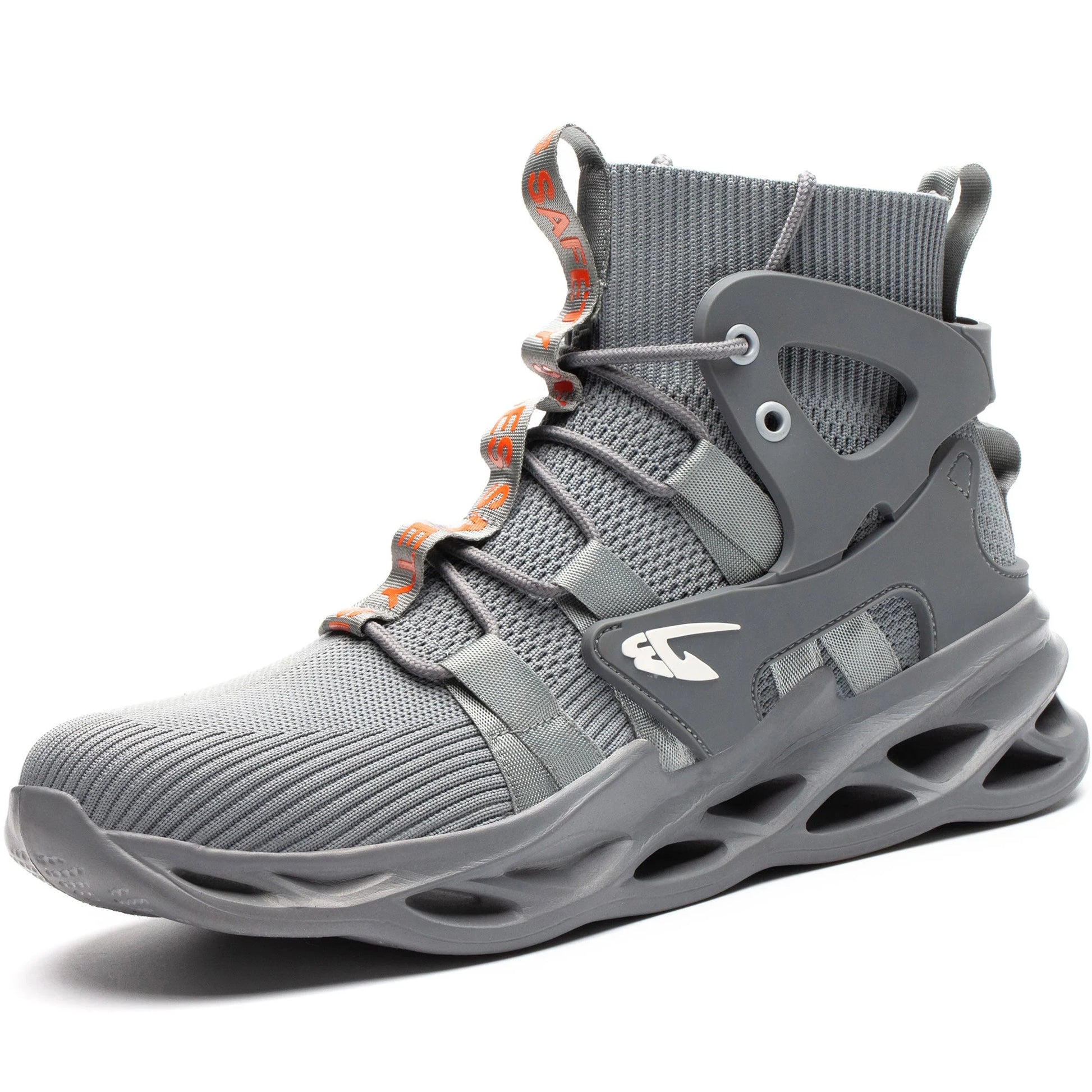 Indestructible Steel Toe Work Boots for Men Safety Shoe Size 12