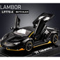 1/32 Cars Toys Auto to Scale Lambor LP770 Diecast Model Cars Alloy Autos Toys Gift for Boys Pull Back Light Music Kids Car