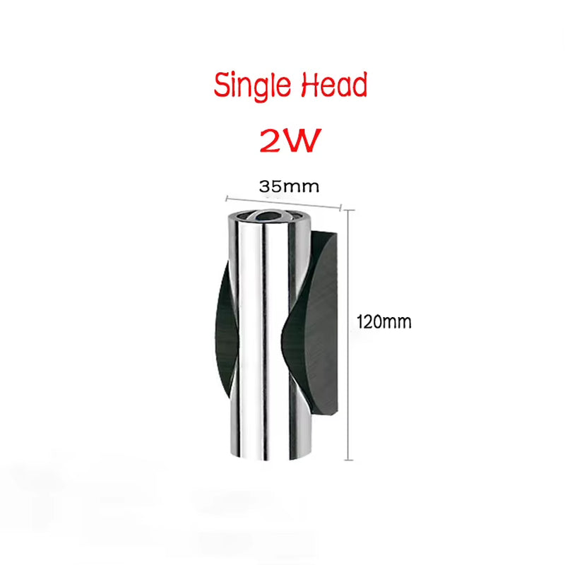 Aluminum LED Wall Light, Rail Project, Bedside Room, Bedroom Wall Lamps, Arts