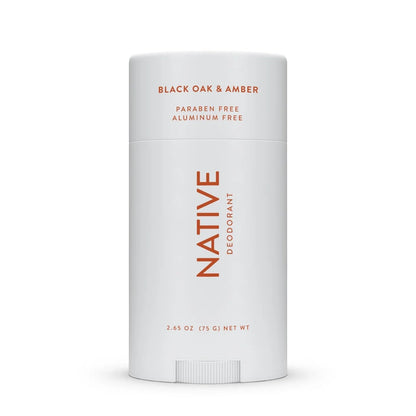 Deodorant, Aluminum Free, Black Oak & Amber, for Women and Men, 2.65 Oz